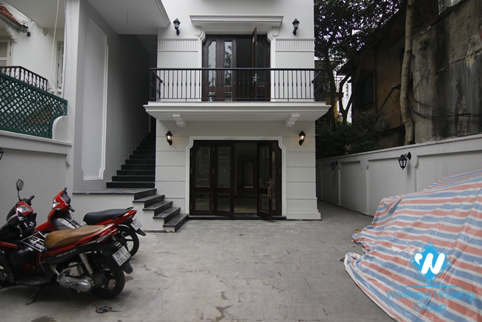 The newly renovated villa for rent in Hoan Kiem is suitable for living, business or office